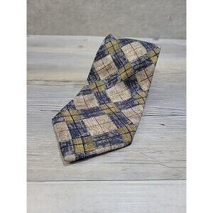 ROBERT TALBOTT Studio Mens 100% Silk Tie‎ USA Designer Geometric Classic 57"